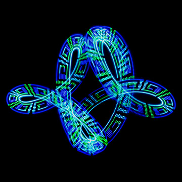 New K8 Malabares Poi: Flow arts with X-Poi programmable luminous pattern